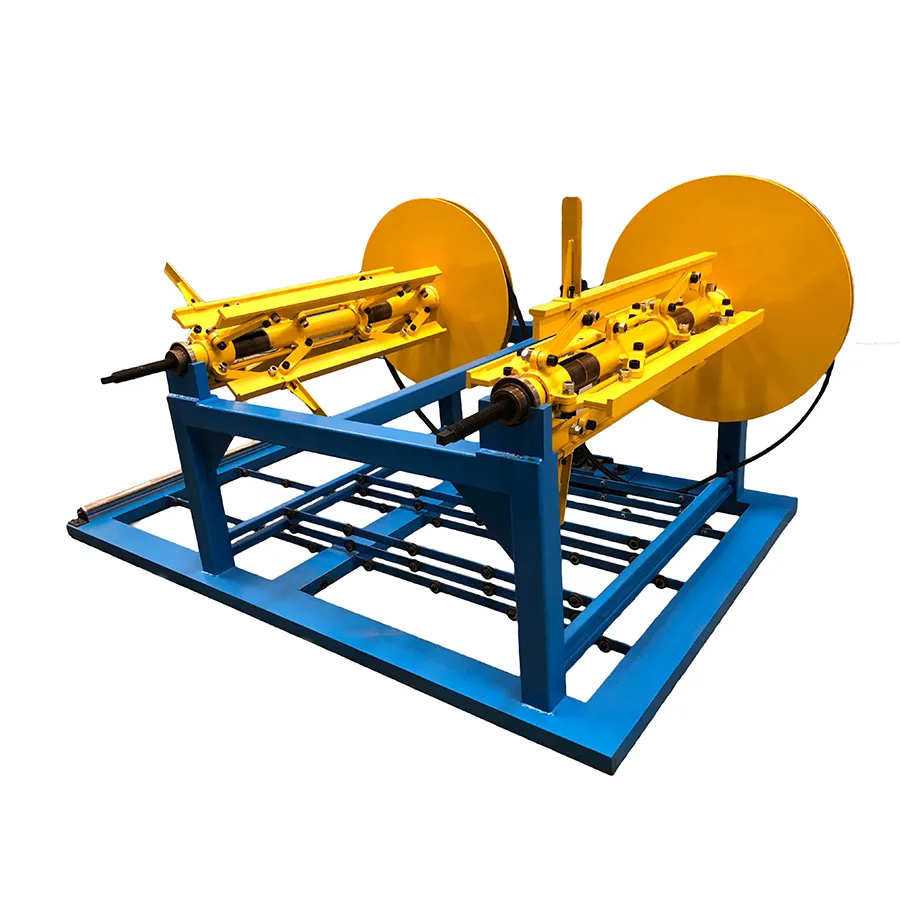 Mechanical steel coil decoiler